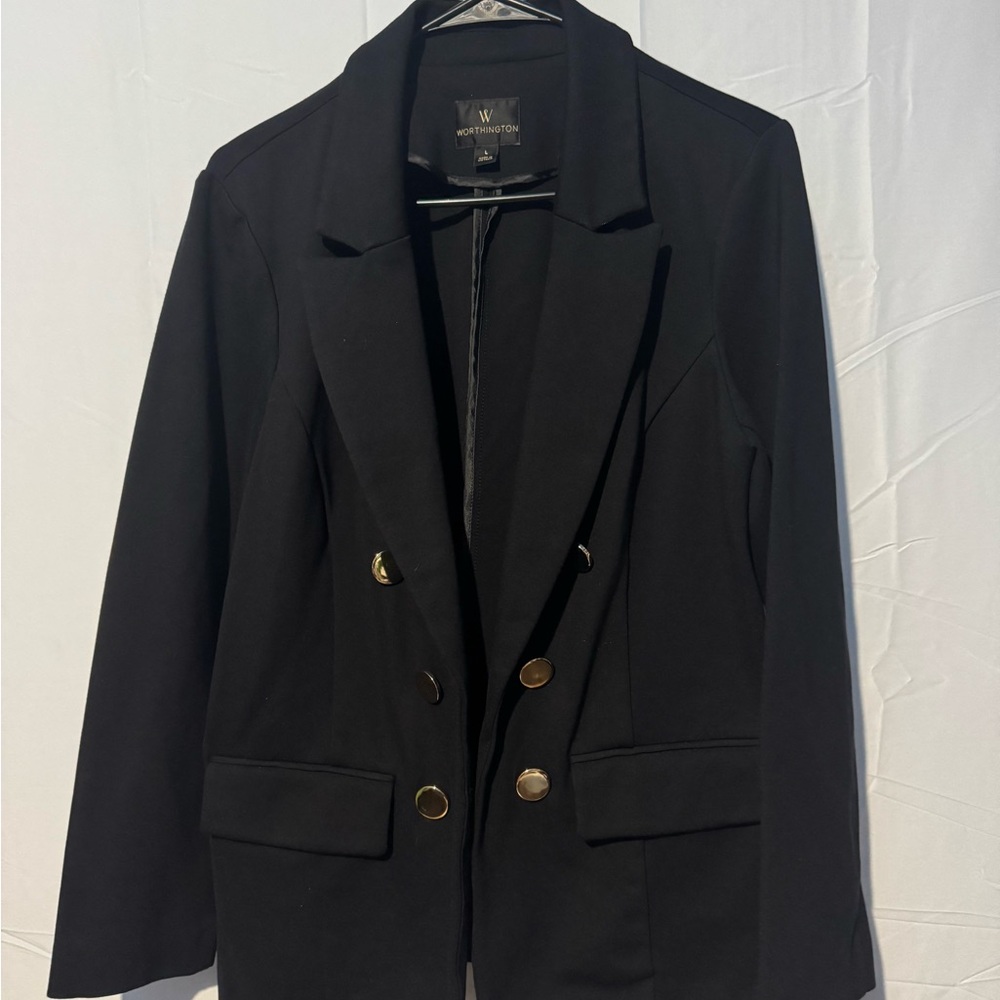 Worthington Black Blazer Size L